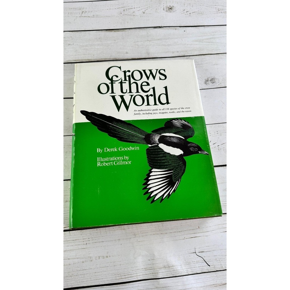 Crows of the World Derek Goodwin 1976 Illustrated Ornithology Comstock